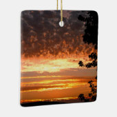 Goldener Sonnenaufgang Keramikornament (Rechts)