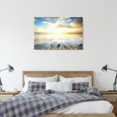 Goldener Sonnenaufgang Leinwanddruck (Insitu (Schlafzimmer))