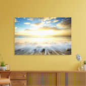 Goldener Sonnenaufgang Leinwanddruck (Insitu (Wohnzimmer))