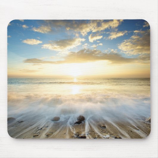 Goldener Sonnenaufgang Mousepad (Vorne)