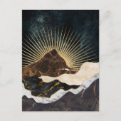 Goldener Sonnenaufgang über den Marmorbergen und S Postkarte (Vorderseite)