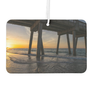 Goldener Sonnenaufgang unter dem Pensacola Pier Lu Autolufterfrischer