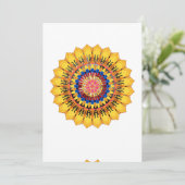 Goldener Sonnenbrand - Umschlag Einladung (Stehend Vorderseite)