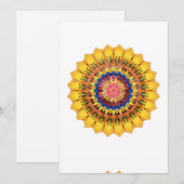 Goldener Sonnenbrand - Umschlag Einladung (Vorne/Hinten)