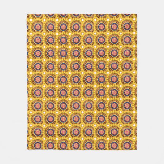 Goldener Sonnenstrahl Fleecedecke (Vorderseite)