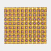 Goldener Sonnenstrahl Fleecedecke (Vorderseite (Horizontal))