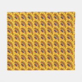 Goldener Sonnenstrahl  Fleecedecke (Vorderseite (Horizontal))