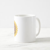 Goldener Sonnenstrahl Kaffeetasse (VorderseiteRechts)