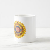 Goldener Sonnenstrahl Kaffeetasse (Mittel)