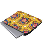 Goldener Sonnenstrahl  Laptopschutzhülle (Vorne Knopf)