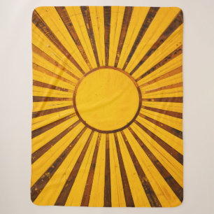 Goldener Sonnenstrahl Sherpadecke