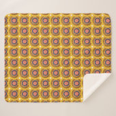 Goldener Sonnenstrahl Sherpadecke (Vorderseite (Horizontal))