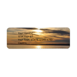 Goldener Sonnenuntergang -