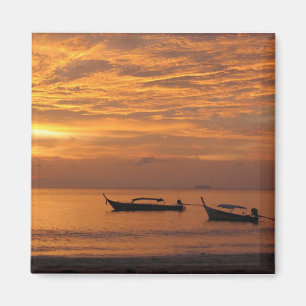Goldener Sonnenuntergang 2 Magnet