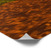 Goldener Sonnenuntergang am Strand, Hawaii Poster (Ecke)