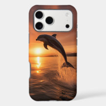 Goldener Sonnenuntergang Delfin