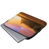 Goldener Sonnenuntergang, Hawaii Laptopschutzhülle (Vorne Knopf)