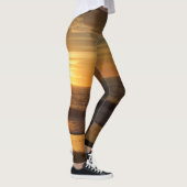 Goldener Sonnenuntergang Leggings (Rechts)
