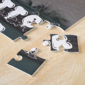 Goldener Sonnenuntergang mit schönen Tag- und Nach Puzzle (Seite)