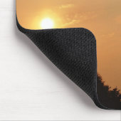 Goldener Sonnenuntergang Mousepad (Ecke)