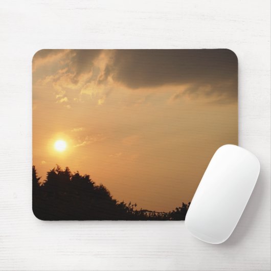 Goldener Sonnenuntergang Mousepad (Mit Mouse)