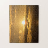 Goldener Sonnenuntergang Puzzle (Vertikal)