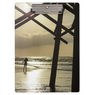 Goldener Spaziergang Klemmbrett