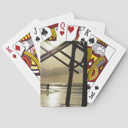Goldener Spaziergang Spielkarten (Rückseite)
