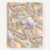 Goldener Spitzname des Sketchbook Notizblock (Vorderseite)