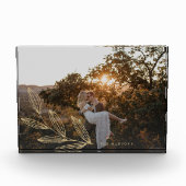 Goldener Spross Custom Fotoblock (Vorderseite)
