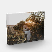 Goldener Spross Custom Fotoblock (Links)