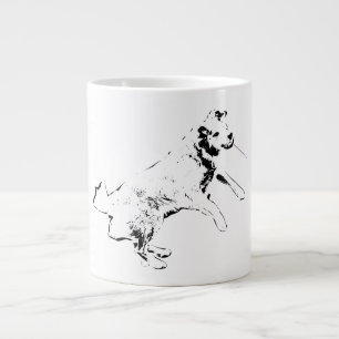 Goldener Sprung in Herbstschatten Jumbo-Tasse