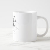 Goldener Sprung in Herbstschatten Jumbo-Tasse (Rechts)