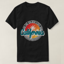 Goldener Staat California T - Shirt