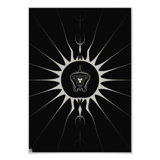 Goldener Star Fotodruck (Vorne)