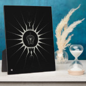 Goldener Star Fotoplatte (Seite)