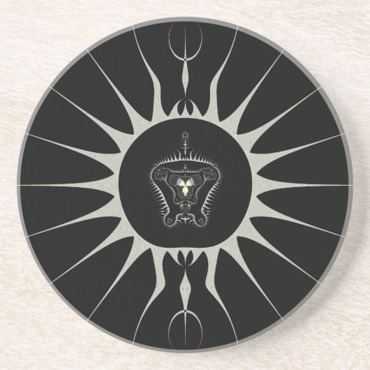 Goldener Star Getränkeuntersetzer (Vorne)