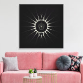 Goldener Star Leinwanddruck (Insitu (Wohnzimmer))