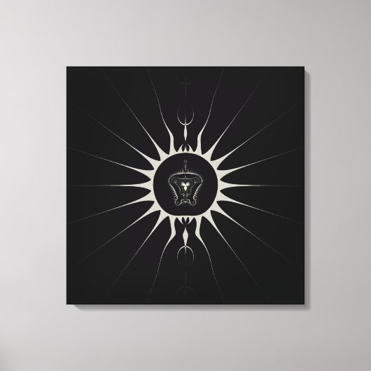 Goldener Star Leinwanddruck (Vorderseite)