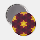 Goldener Star Magnet (Vorderseite/Rückseite)