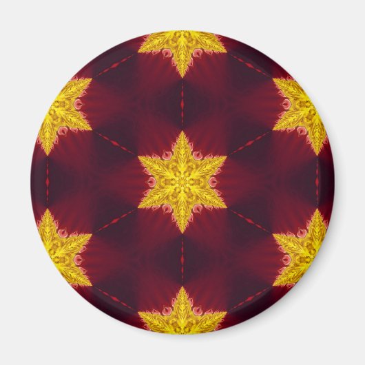 Goldener Star Magnet (Vorne)