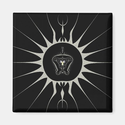 Goldener Star Magnet (Vorne)