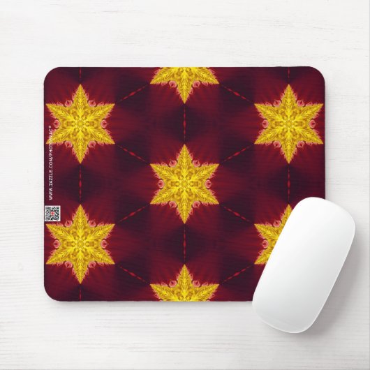Goldener Star Mousepad (Mit Mouse)