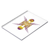 Goldener Star Notizblock (Linke Seite)