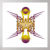 Goldener Star Poster (Vorne)