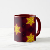 Goldener Star Tasse (VorderseiteRechts)