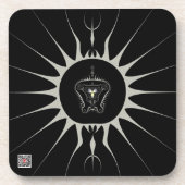 Goldener Star Untersetzer (Vorderseite)