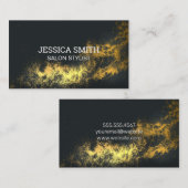 goldener Staubhintergrund Visitenkarte (Vorne/Hinten)