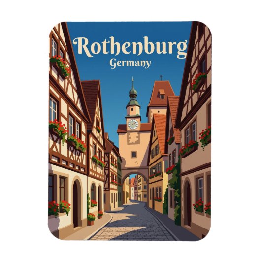 Goldener Steig Deutschland Magnet (Vertikal)