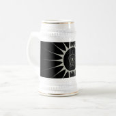 Goldener Stern Bierglas (Vorderseite Links)